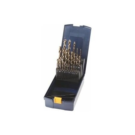 Garant HSS-E Jobber Drill Set with Case, Uncoated, Sizes: 1-10-5 mm 114010 1-10,5